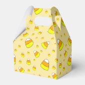 Candy Corn Pattern Halloween Geschenkschachtel (Rückseite)