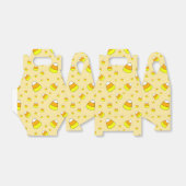 Candy Corn Pattern Halloween Geschenkschachtel (Ungefaltet)
