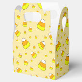 Candy Corn Pattern Halloween Geschenkschachtel (Geöffnet)