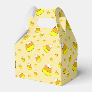 Candy Corn Pattern Halloween Geschenkschachtel