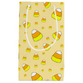 Candy Corn Pattern Halloween Kleine Geschenktüte (Vorderseite)