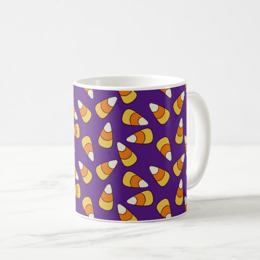 Candy Corn Pattern Kaffeetasse (VorderseiteRechts)