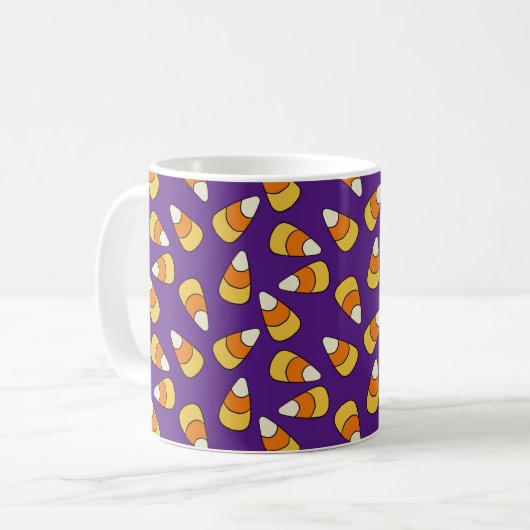 Candy Corn Pattern Kaffeetasse (Vorderseite Links)