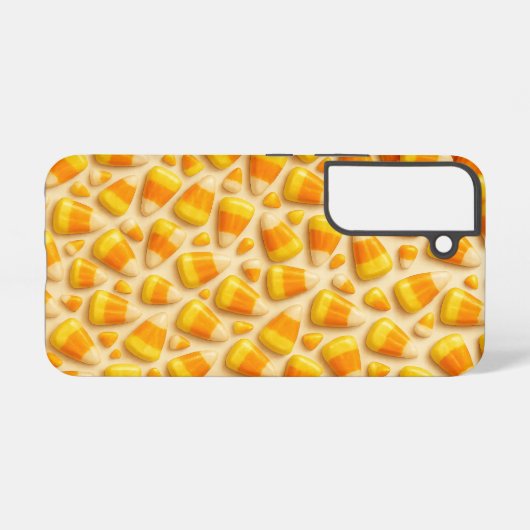 Candy Corn Pattern - Sweet Halloween Leckerei Samsung Galaxy Hülle (Rückseite (Horizontal))