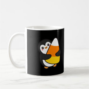 Candy Corn Pinguin Halloween Kaffeetasse
