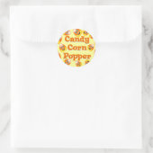 Candy Corn Popper Runder Aufkleber (Tasche)