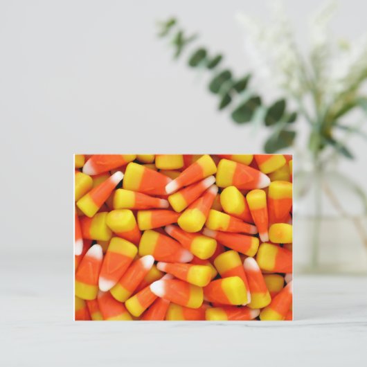 CANDY CORN POSTKARTE (Stehend Vorderseite)