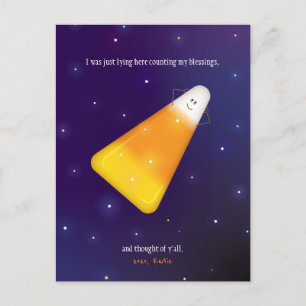 Candy Corn Postkarte