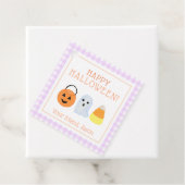 Candy Corn, Pumpkin Ghost Halloween Trick oder Tre Geschenkanhänger (Beispiel)