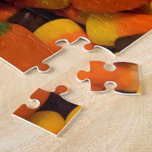 Candy Corn Puzzle. Kerze, Herbst, Kerzenschein Puzzle (Seite)