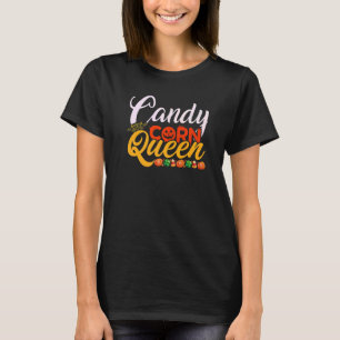 Candy Corn Queen Das ist mein Halloween-Kostüm T-Shirt