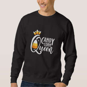 Candy Corn Queen Funny Halloween Kostüm Sweatshirt