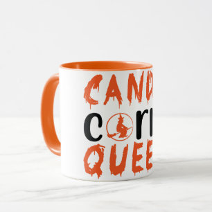 Candy Corn Queen Hexe Halloween Tasse