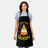 Candy Corn Queen Niedlich Halloween Kawaii Crown Schürze (Getragen)