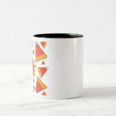 Candy Corn Red & Orange Zweifarbige Tasse (Mittel)