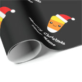 Candy Corn Santa Slause Weihnachtsverpackung Papie Geschenkpapier (Rolleneckpunkt)