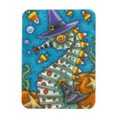 CANDY CORN SEEPFERD, UNTER DEM MEER HALLOWEEN FISC MAGNET (Vertikal)