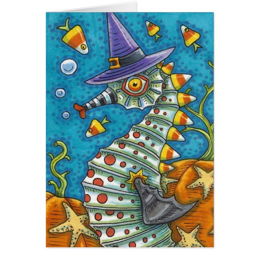 CANDY CORN SEEPFERD, UNTER DER MEERESHALLOWEEN KAR (Vorne)