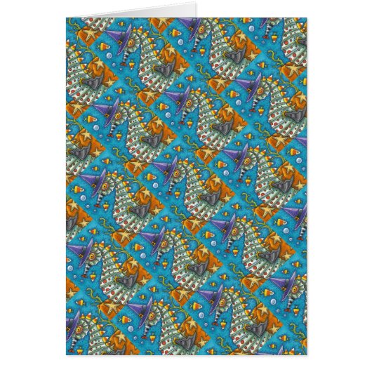 CANDY CORN SEEPFERD, UNTER DER MEERESHALLOWEEN KAR (Vorne)