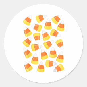 Candy Corn Shirt Erwachsene Kinder Männer Candy Co Runder Aufkleber