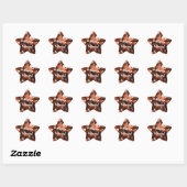 Candy Corn Star Sticker (Blatt)