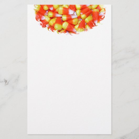 Candy Corn Stationery Briefpapier (Vorderseite)