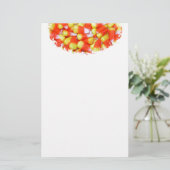 Candy Corn Stationery Briefpapier (Stehend Vorderseite)