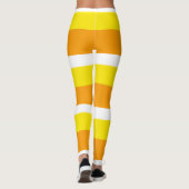 Candy Corn Stripes Fall Leggings (Rückseite)