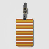 Candy Corn Stripes Gepäckanhänger (Vorderseite Vertikal)
