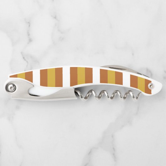 Candy Corn Stripes Kellnermesser (Vorderseite)