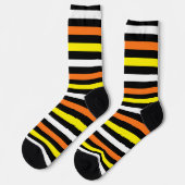Candy Corn Stripes Socken (Linkes Detail)