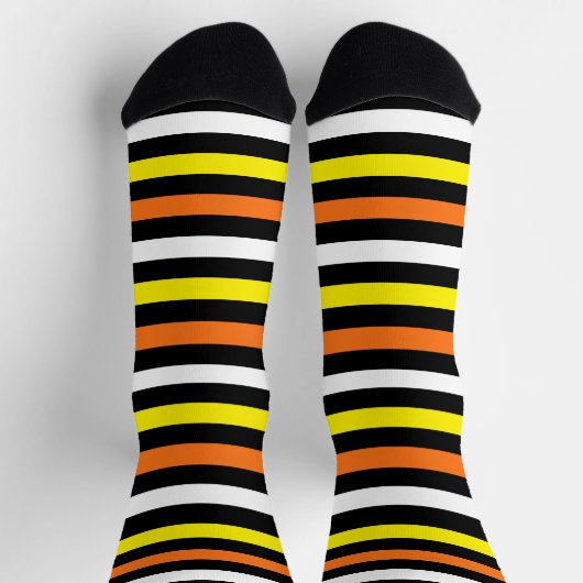 Candy Corn Stripes Socken (Oben)