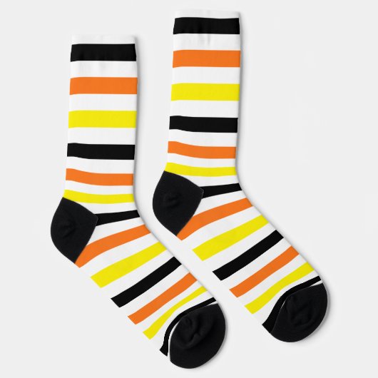 Candy Corn Stripes Socken (Rechts)