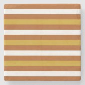 Candy Corn Stripes Steinuntersetzer (Vorderseite)