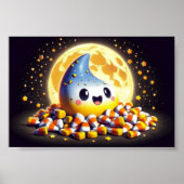 Candy Corn Süsse - Halloween Art Poster (Vorne)