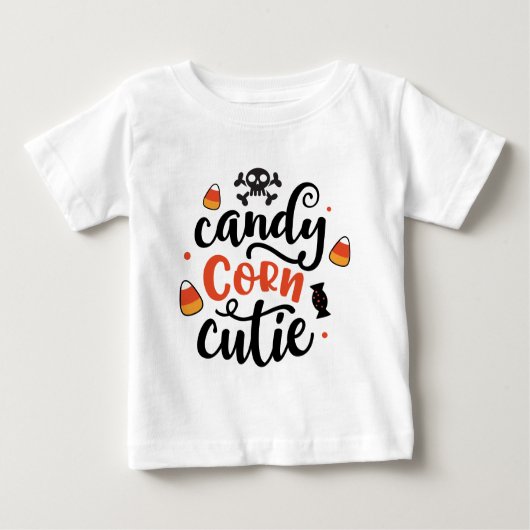 Candy Corn Süsse Halloween Fun & Festive Baby T-shirt (Vorderseite)