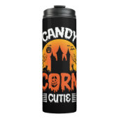 Candy Corn Süsse Halloween Thermosbecher (Vorderseite)