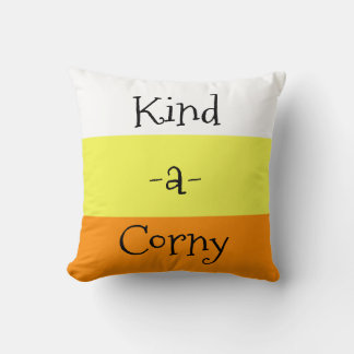 Candy Corn Throw Kissen