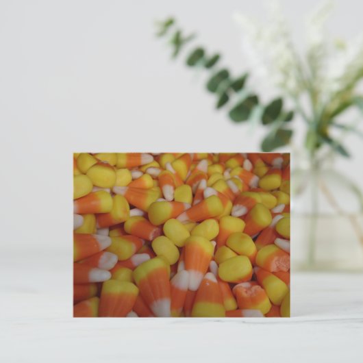 Candy Corn Traditional Postkarte (Stehend Vorderseite)