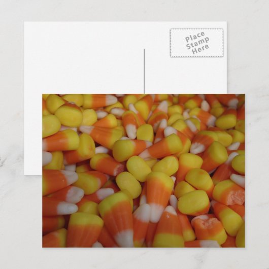 Candy Corn Traditional Postkarte (Vorne/Hinten)