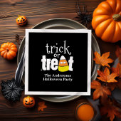 Candy Corn Trick oder Behandeln Niedliche Custom Serviette