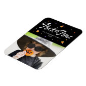 Candy Corn Trick oder Treat Foto Halloween Magnet (Linke Seite)