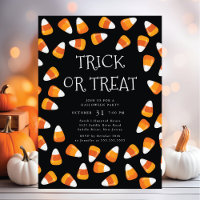 Candy Corn Trick oder Treat Halloween
