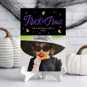 Candy Corn Trick oder Treat Halloween Foto Card