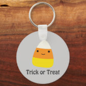 Candy corn - Trick oder Trete Schlüsselanhänger (Vorderseite)