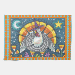 CANDY CORN TÜRKEI, ERNTEDANK BIRD KÜCHE TOWEL GESCHIRRTUCH