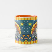 CANDY CORN TÜRKEI, ERNTEDANK BIRD ZWEI TONE TASSE (Mittel)