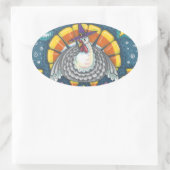 CANDY CORN TÜRKEI, ERNTEDANK STICKERS SHEED (Tasche)