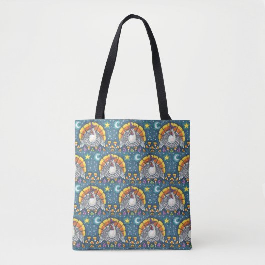 CANDY CORN TÜRKEY ERNTEDANK SOLLTE TOTE BAG TASCHE (Vorderseite)