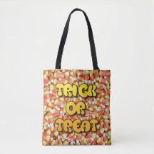 Candy Corn und Pumpkin Candy Trick oder Treat Bag